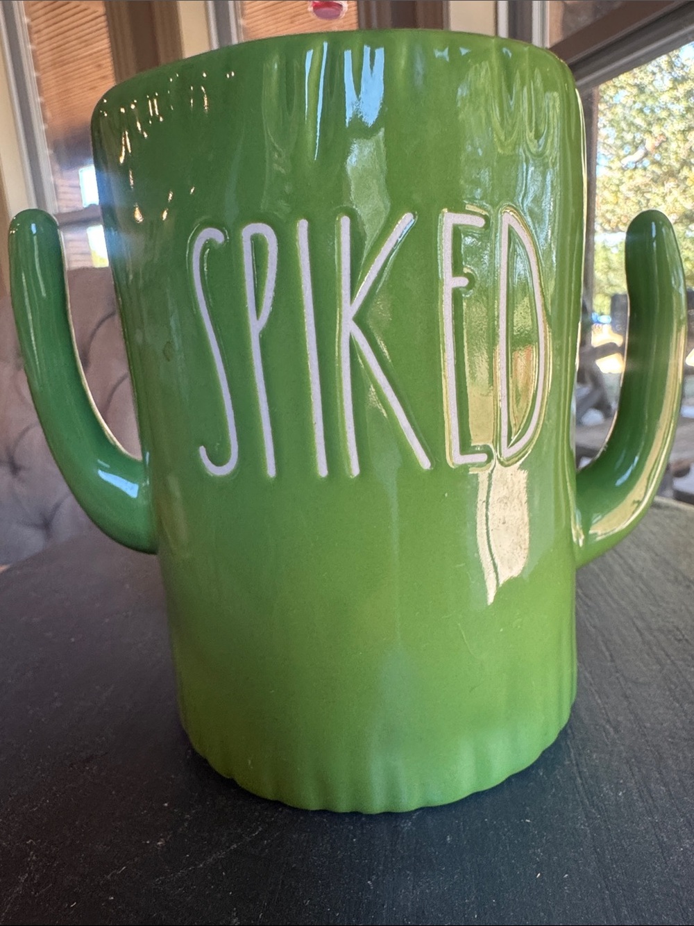 Rae Dunn SPIKED cactus mug
